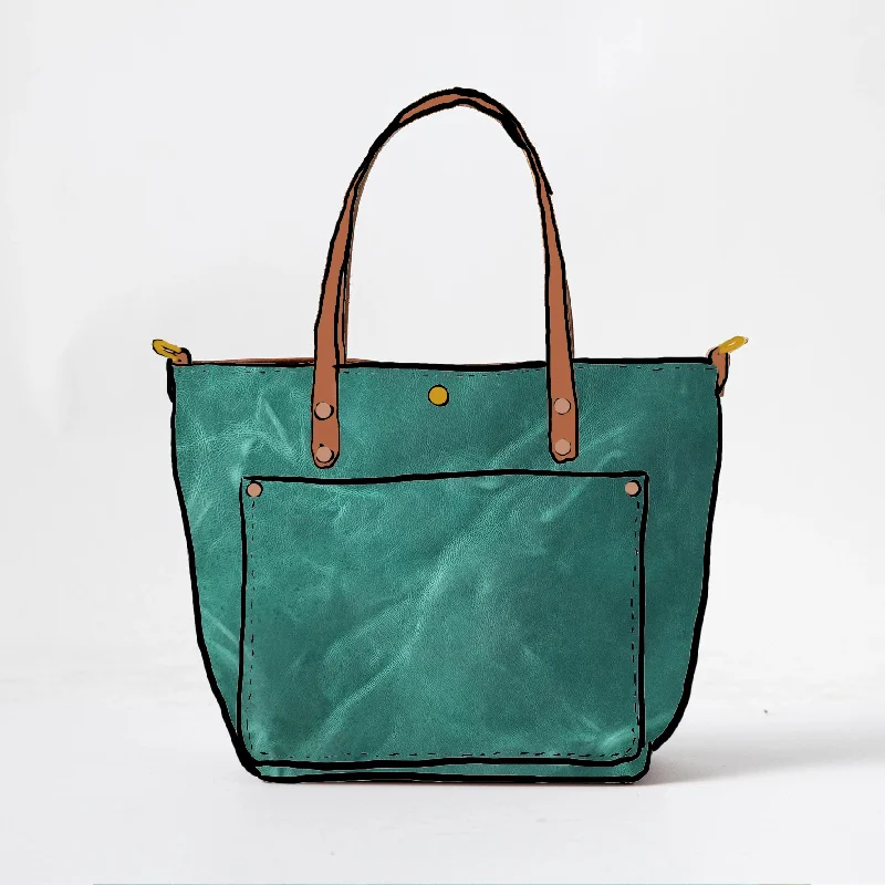 Affordable Handbags Teal Kodiak Travel Tote