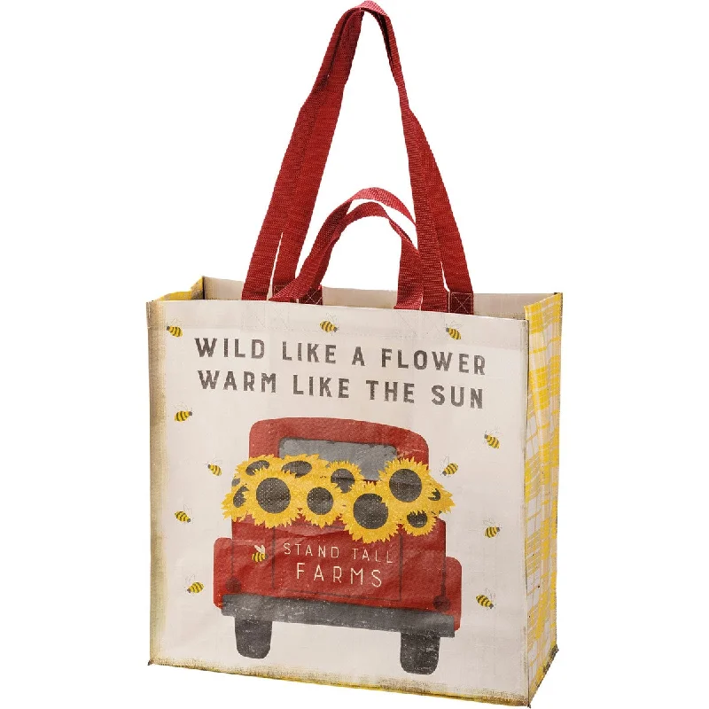 Wild Like a Flower Market Tote