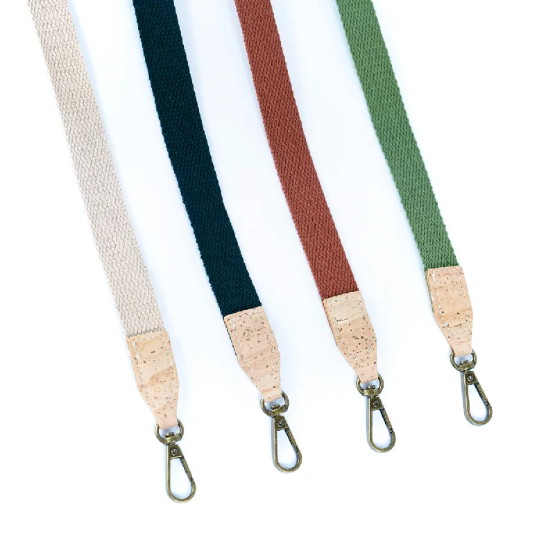 Spacious Bags With Holiday Promotions Cork and Cotton Adjustable Shoulder Strap L-1077