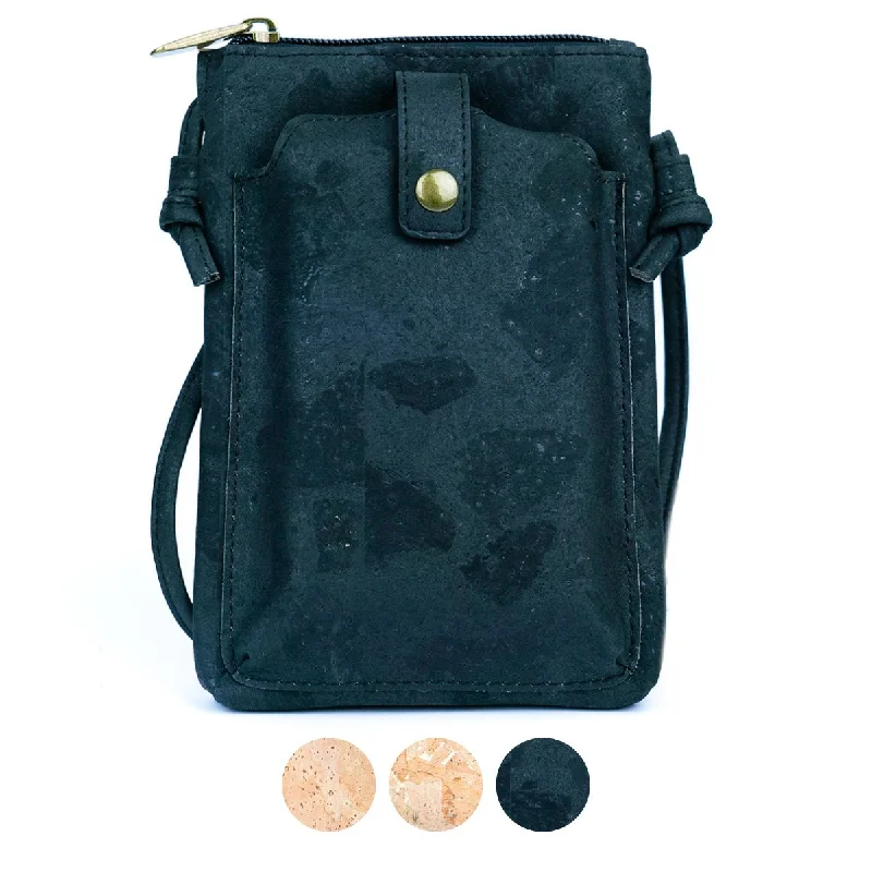 Seasonal Sale Bags Cork Women's Phone Pouch - Magnetic Closure, Adjustable Shoulder Strap BAG-2300