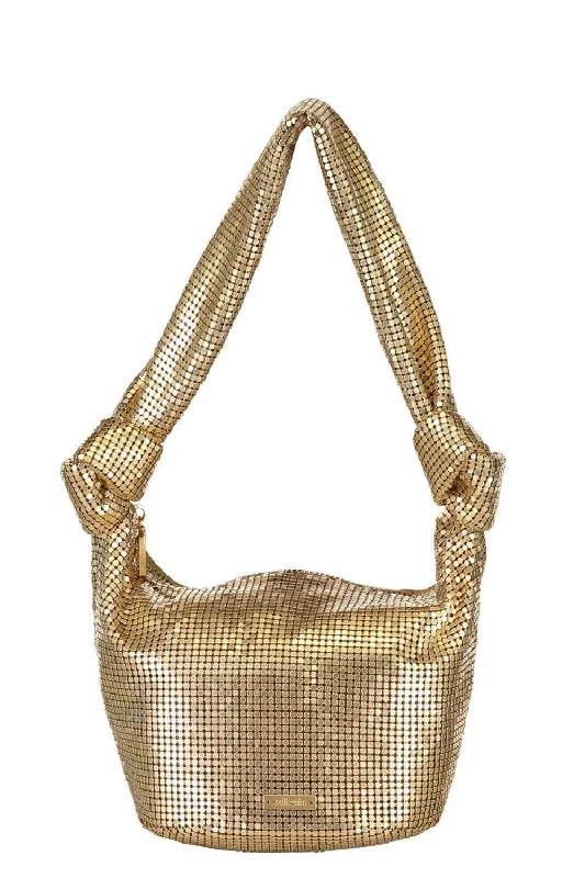 Eco-Friendly Bags For Sustainable Fashion Lovers Gia Shoulder Bag - Brushed Brass