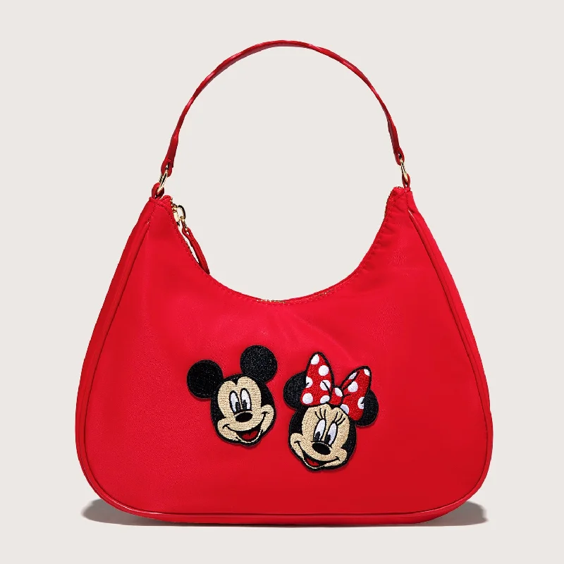 Vintage Bags For Retro And Classic Fashion Lovers Disney Mickey & Minnie Tomato Shoulder Bag