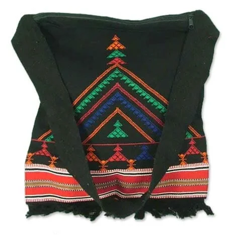 Elegant New Year Party Bags With Flash Sales Embroidered Cotton Shoulder Bag - Night Colors