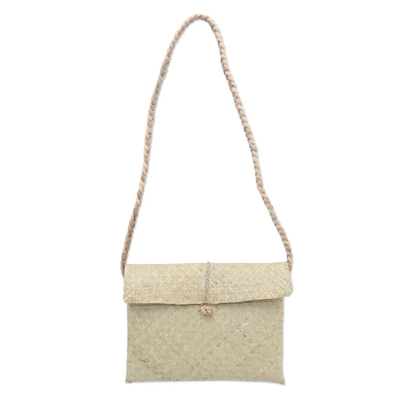 Party Bags For New Year's Eve And Special Occasions Hand Woven Natural Fiber Shoulder Bag - Easy Going