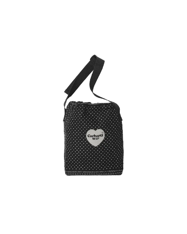 Durable And Fashionable Bags For Daily Use Heart Bandana Shoulder Bag - Heart Bandana Print