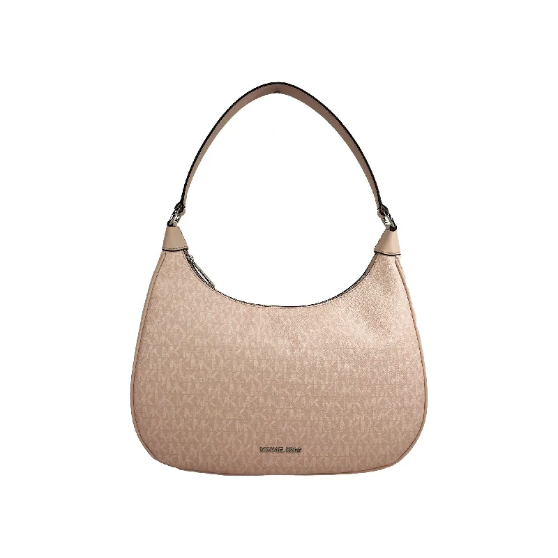 Valentine's Day Michael Kors Cora Large Powder Blush Shoulder Crossbody Bag Purse
