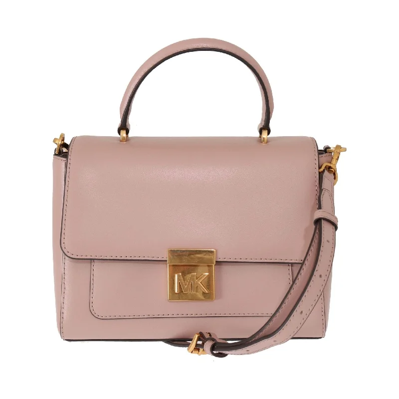 Designer Bags For Luxury Collectors With Offers Michael Kors Elegant Pink Leather Mindy Shoulder Bag