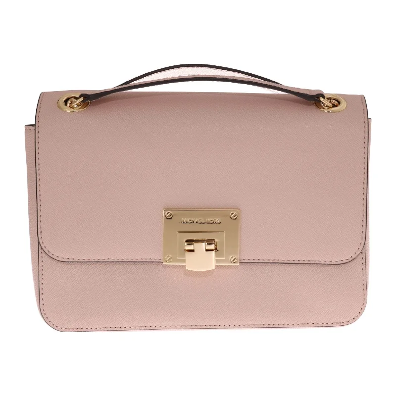 Luxury Bags For Professionals With Discounts Michael Kors Elegant Pink Tina Shoulder Bag