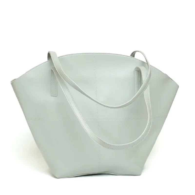 Trendy And Discounted Designer Handbags TOTE SHOULDER GREY