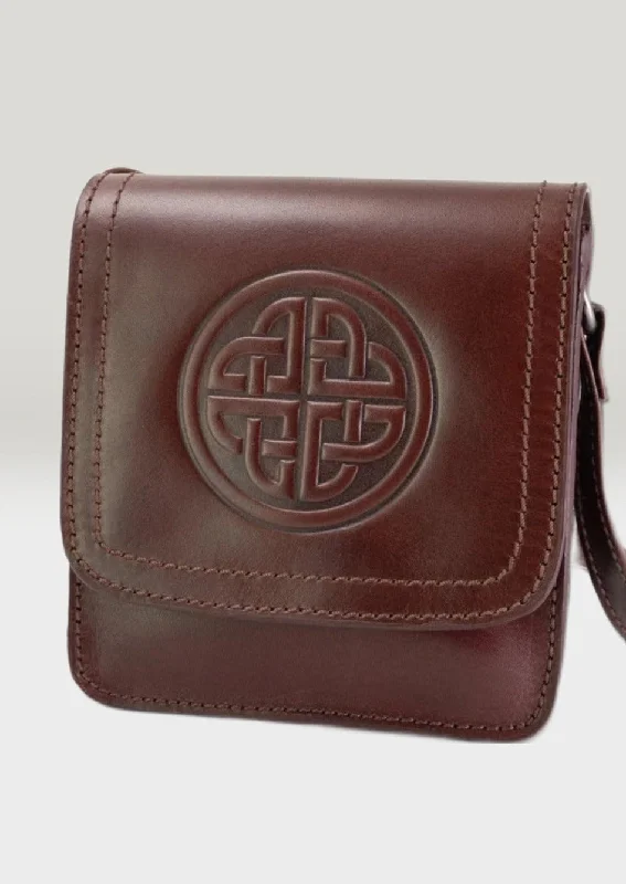 Lee River Morrigan Celtic Shoulder Bag | Brown