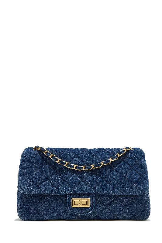 Limited-Time Offers On Trendy And Stylish Bags Madeline Crossbody Shoulder Bag - Denim