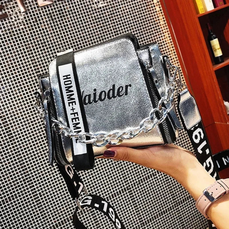 Genuine Bags On Clearance Sale Yogodlns Fashion PVC Shoulder & Crossbody Bag for Women - Soft Flap Design