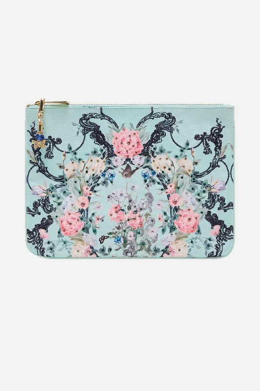 SMALL CANVAS CLUTCH PETAL PROMISE LAND