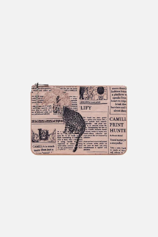 SMALL CANVAS CLUTCH FAME FEVER