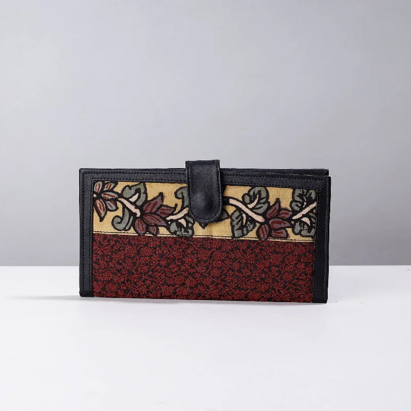 Multicolor - Handpainted Kalamkari Natural Dyed Cotton Clutch