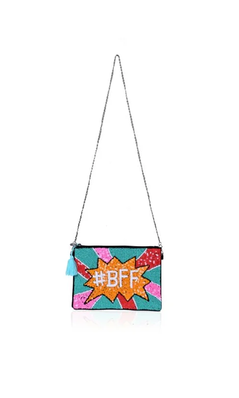 BFF Embellished Clutch