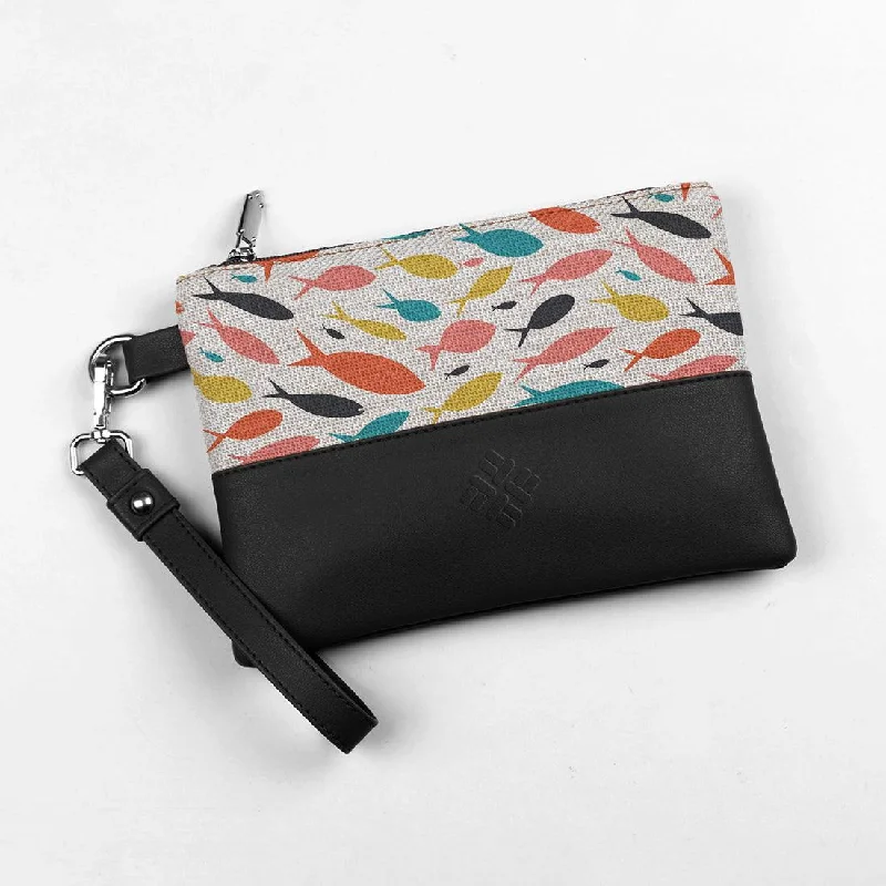 Black Toiletry Pouch Ocean