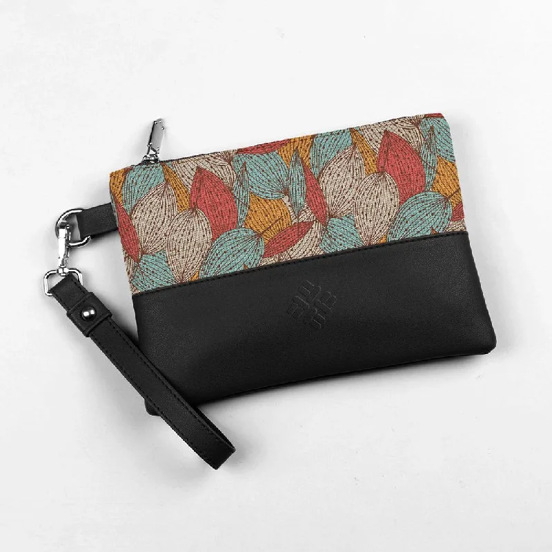 Black Toiletry Pouch Romantic Autumn