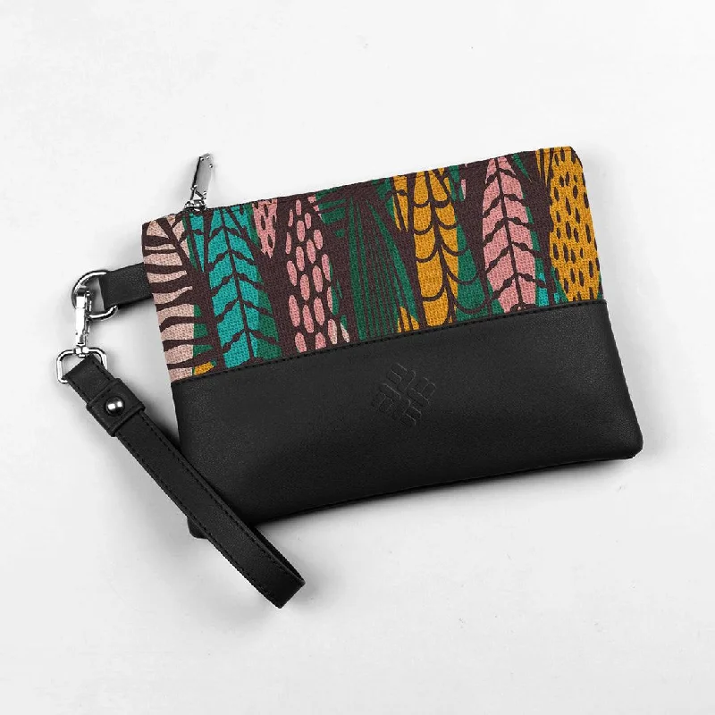 Black Toiletry Pouch Tree Colors