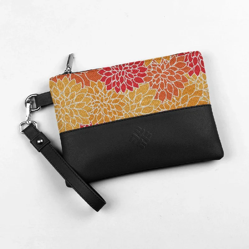 Black Toiletry Pouch Yellows