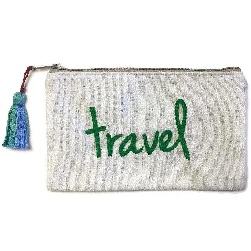 Evolve Embroidered Cosmetic Clutch Bag - Guatemala