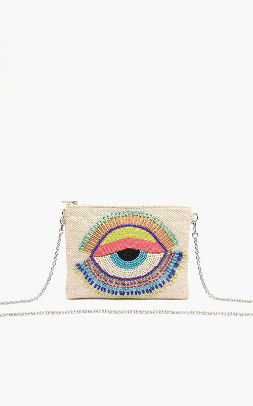 Lazy Daze Evil Eye Clutch