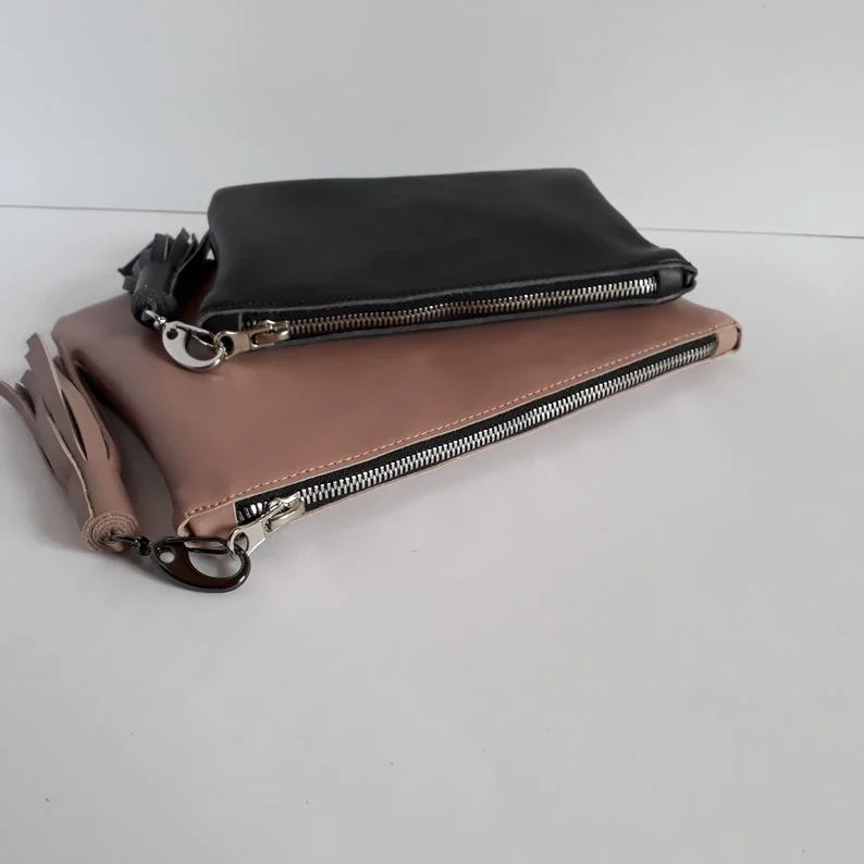 Leather Clutch Purse | Leather Wedding Clutch