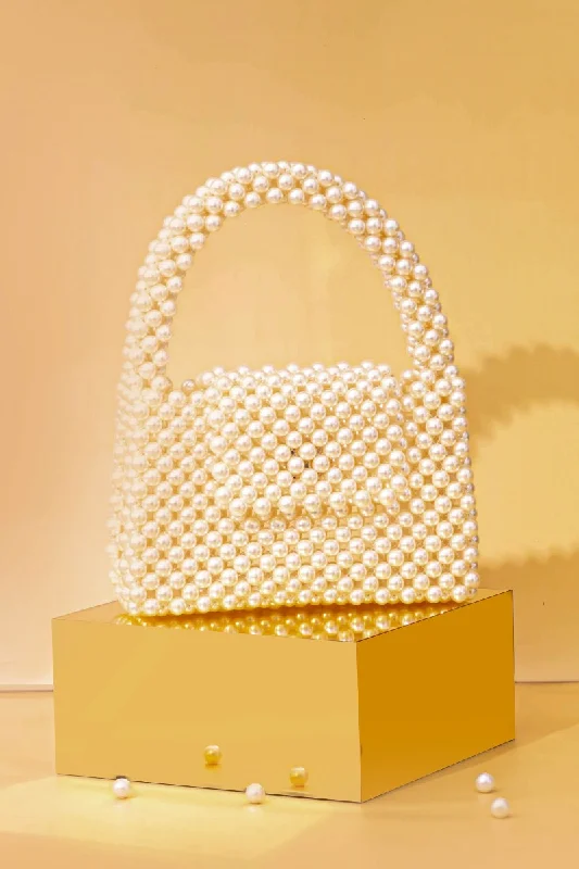 Bold And Flash-Sale Bags Lenora Pearl handbag - Off-white