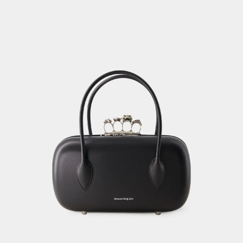 The Reverse Clutch - Alexander Mcqueen - Leather - Black