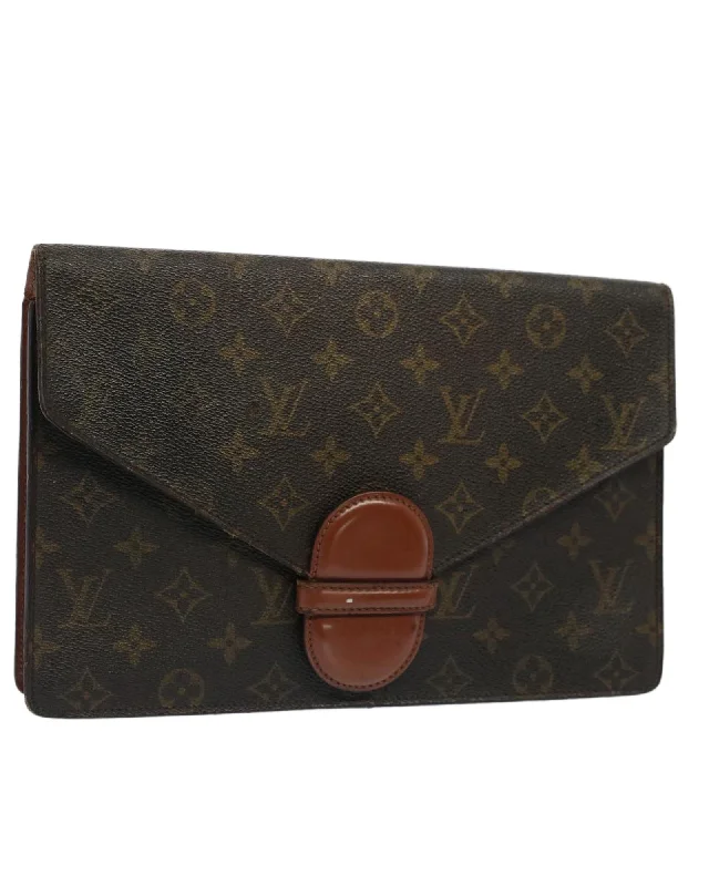 Monogram Canvas Clutch Bag