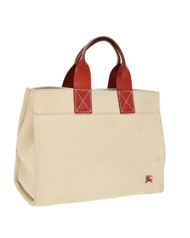 Canvas Hand Bag with Handle and Spacious Interior