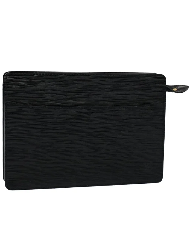 Epi Leather Clutch Bag