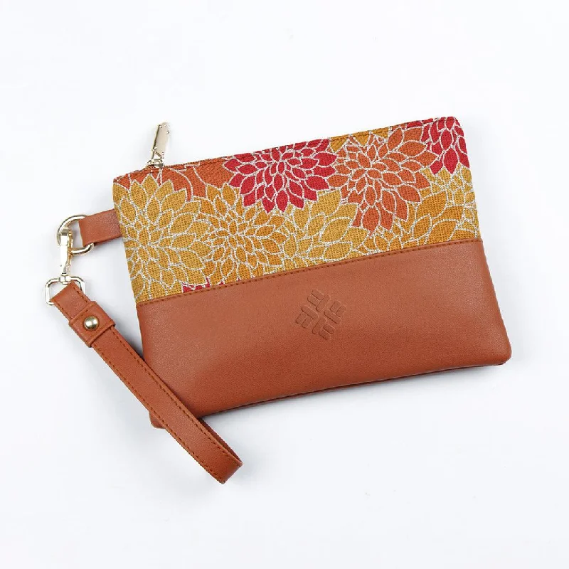 Toiletry Pouch Orange flower