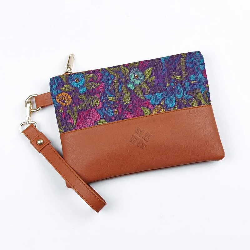 Toiletry Pouch Purple Garden