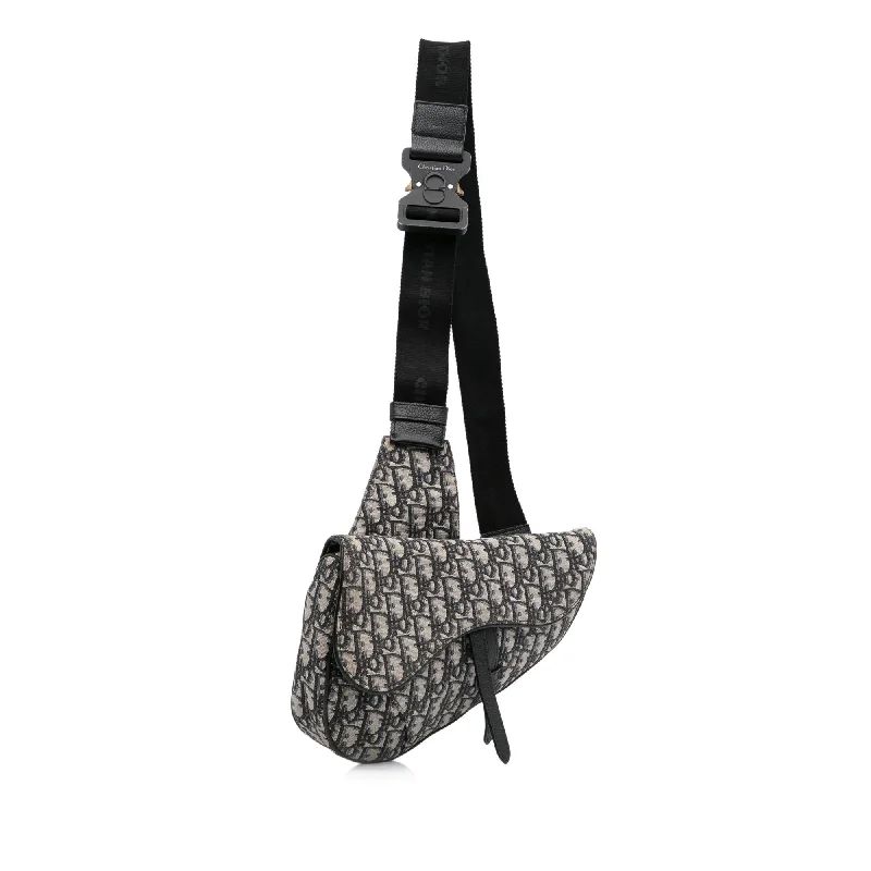 Clearance-Priced Bags Dior Oblique Saddle Crossbody Bag (SHG-OC2VP6)