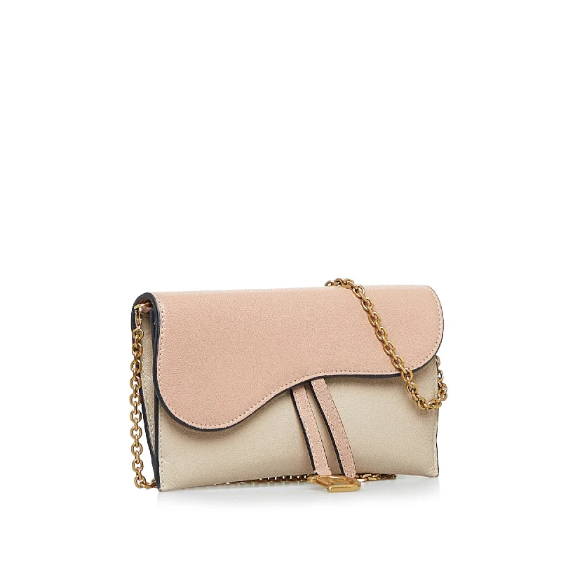 Designer Bags For Luxury Collectors With Offers DIOR Saddle Wallet On Chain Crossbody Bag