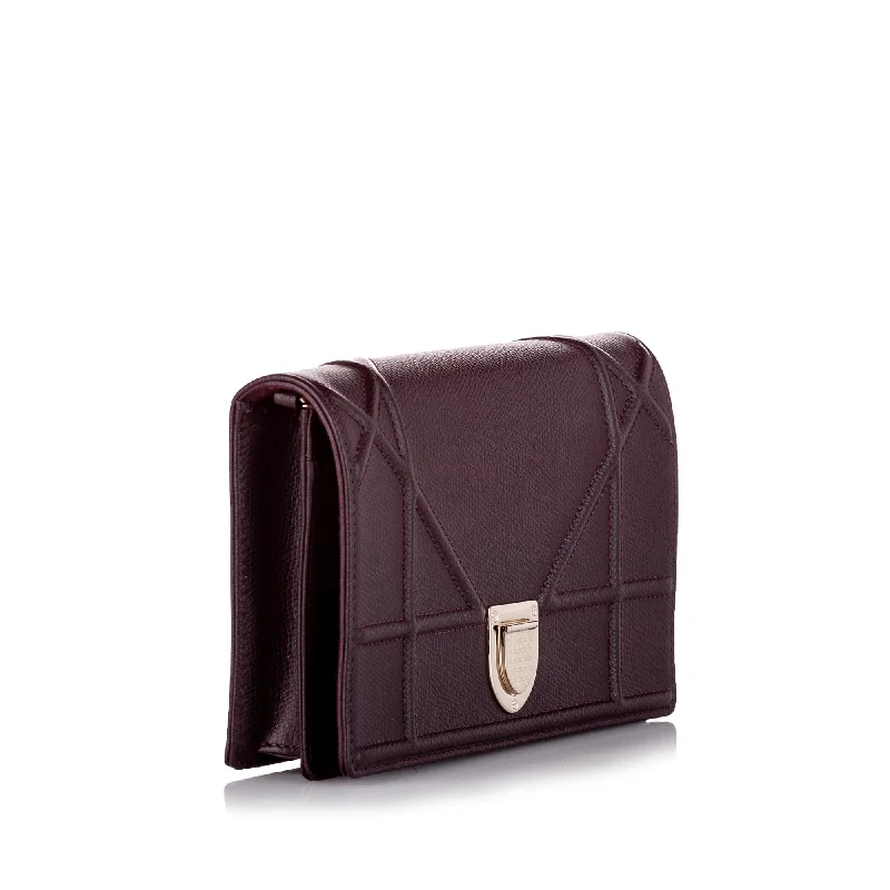 Festive Holiday Gift Bags Dior Small Diorama Leather Crossbody Bag (SHG-20758)