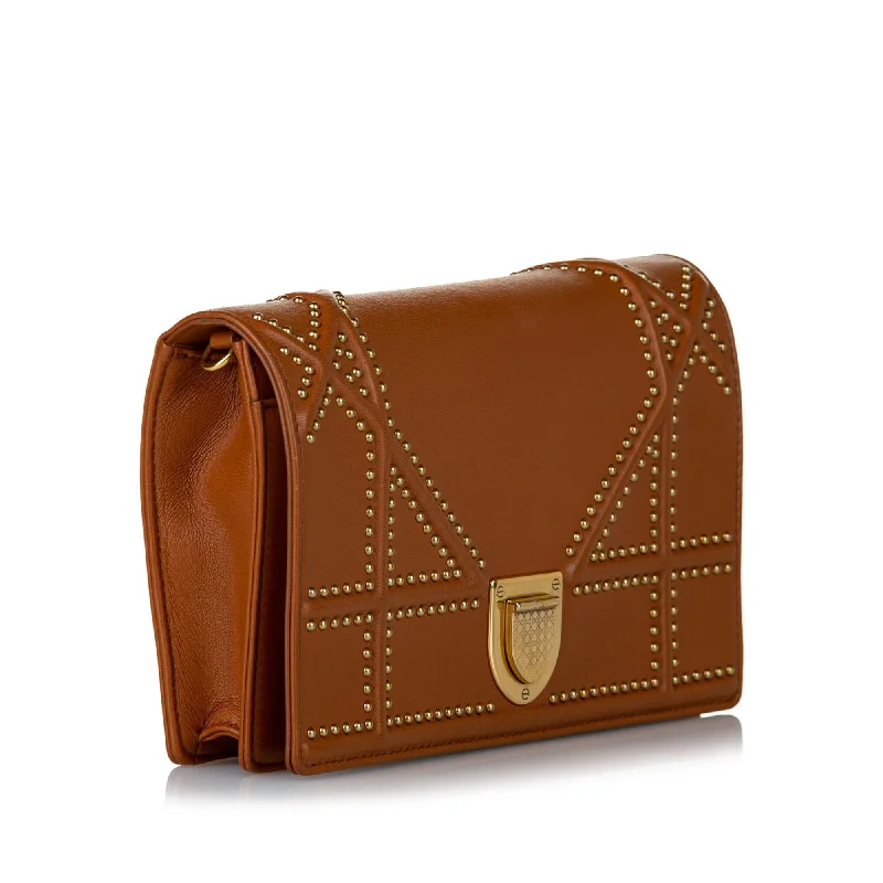 Romantic Valentine's Day Bags With Promotions Dior Small Studded Diorama Crossbody Bag (SHG-32613)