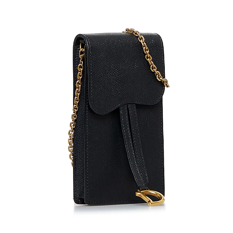 Bags For College Students On A Budget Dior Vertical Saddle Chain Crossbody Bag (SHG-Wjd3JB)
