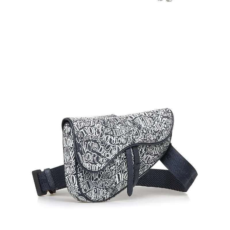 Active Lifestyles DIOR x Stussy Printed Saddle Crossbody Bag