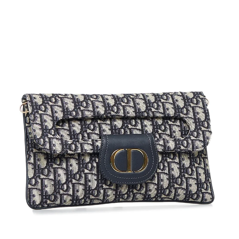 Evening Events DIORMedium Oblique double Clutch Crossbody Bag
