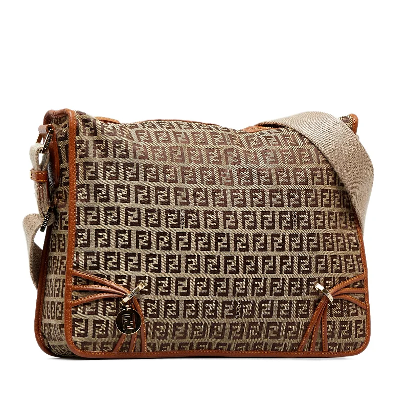 Trendy Festival Bags With Limited-Time Offers Fendi Zucchino F Charm Crossbody (SHG-0jyOve)