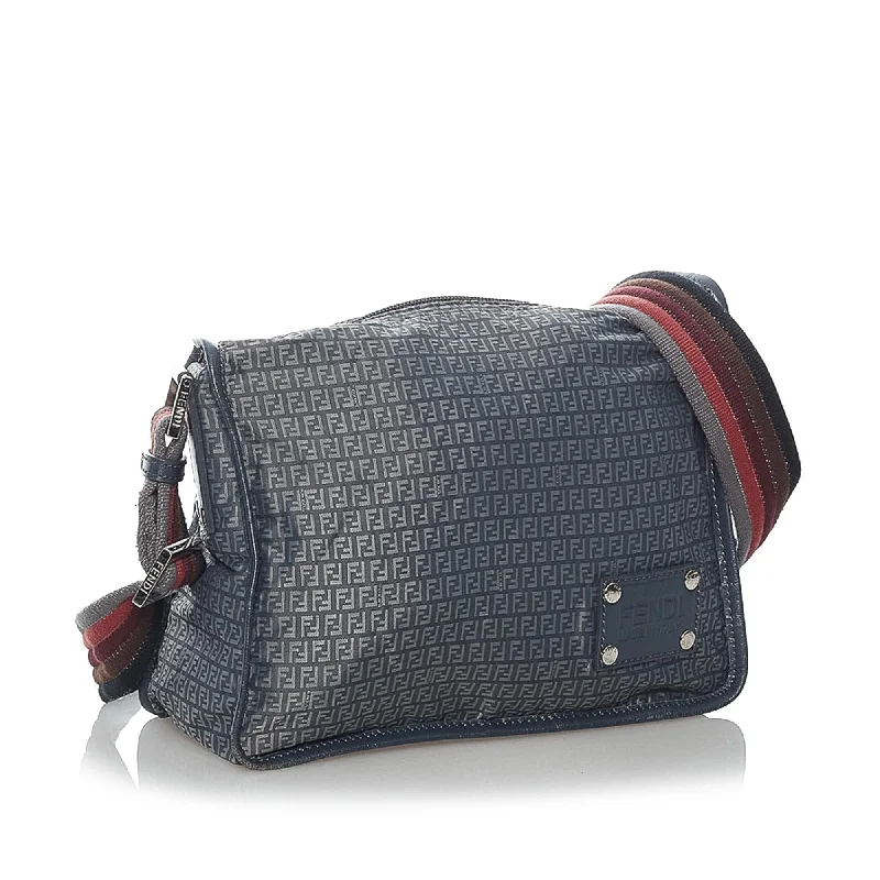 Affordable Bags For College Students On Sale Fendi Zucchino Nylon Crossbody Bag (SHG-29974)