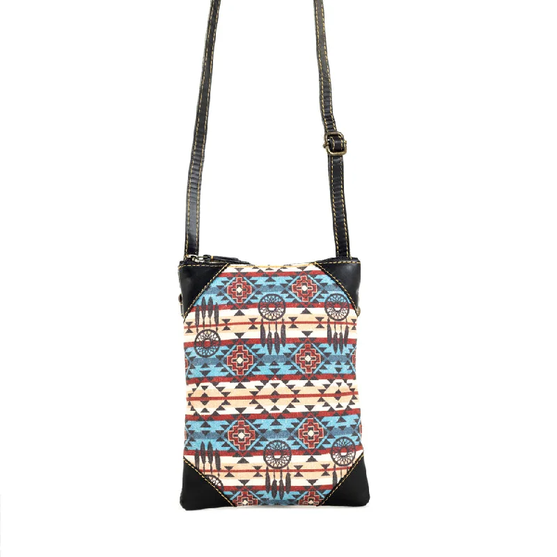Festive Holiday Gift Bags Fountain Trail Small Crossbody Bag