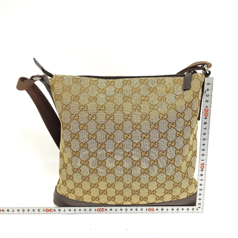 Romantic Valentine's Day Bags With Promotions Gucci  Brown Canvas Crossbody Bag