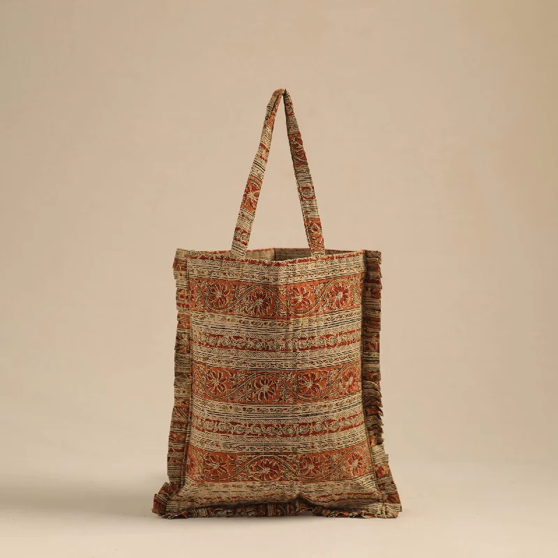 Handcrafted Cotton Frill Jhola Bag 06