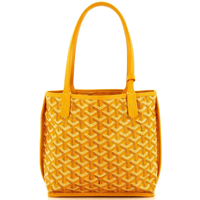 Eco-Friendly Bags For Sustainable Fashion Lovers Anjou Reversible Tote Coated Canvas Mini