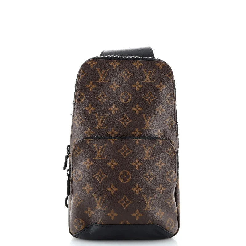 Vintage Bags For Retro And Classic Fashion Lovers Avenue Sling Bag Macassar Monogram Canvas