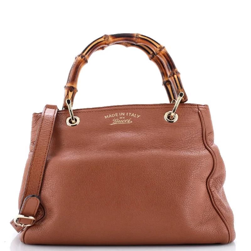 Bold And Flash-Sale Bags Bamboo Shopper Tote Leather Small