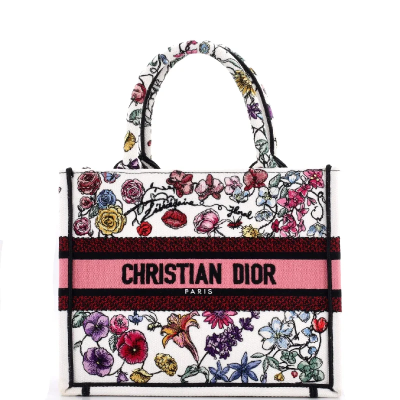 Bold Fashionistas Book Tote Embroidered Canvas Small